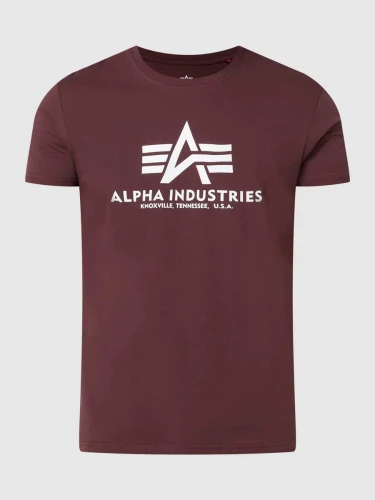 Koszulka Alpha Industries Basic T-Shirt DEEP MAROO