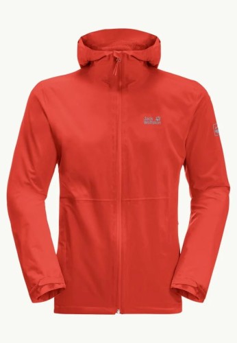 Kurtka Jack Wolfskin Pack & Go Shell M strong red