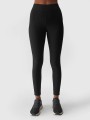 Legginsy 4F głęboka czerń WAW24