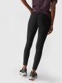 Legginsy 4F głęboka czerń WAW24