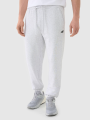 Spodnie Joggery 4F chłodny jasny szary melanż