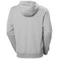 Bluza HH Logo Full Zip Hoodie 2.0 GREY MELANGE