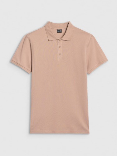 Koszulka Polo 4F beżowy