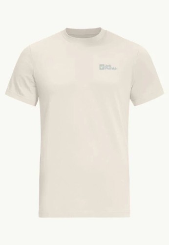 Koszulka Jack Wolfskin Essential T M Cotton White