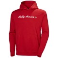 Bluza Helly Hansen CORE GRAPHIC SWEAT HOODIE RED