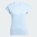 Koszulka Adidas W LIN SJ T GLOBLU/WHITE
