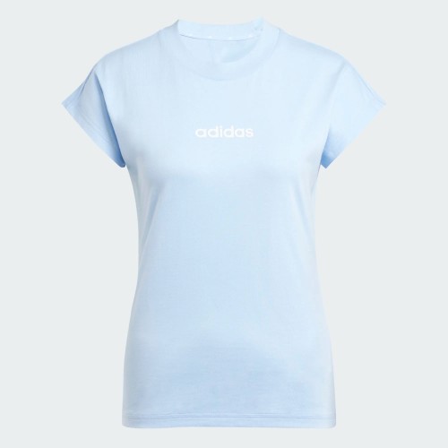 Koszulka Adidas W LIN SJ T GLOBLU/WHITE