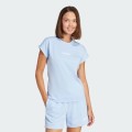 Koszulka Adidas W LIN SJ T GLOBLU/WHITE
