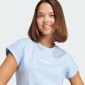 Koszulka Adidas W LIN SJ T GLOBLU/WHITE