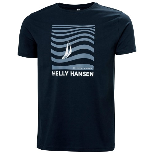 Koszulka Helly Hansen SHORELINE T-shirt 3.0 Navy