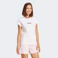 Koszulka Adidas W LIN SJ T WHITE/BLACK
