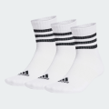 Skarpety Adidas 3S C SPW MID 3P WHITE/BLACK
