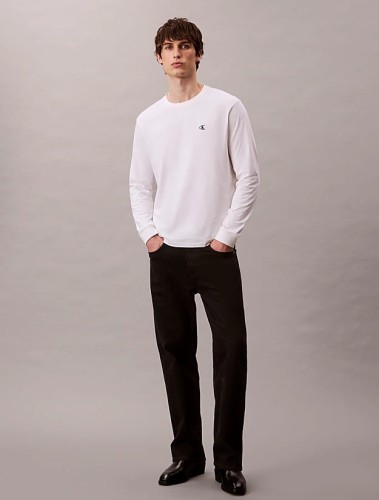 Longsleeve Calvin Klein LS EASY MONOGRAM TEE
