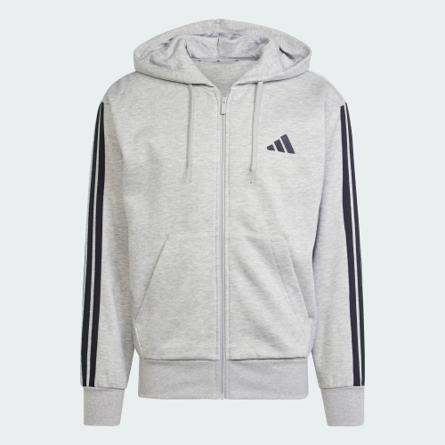 Bluza Adidas M 3S FL FZ HD MGREYH/BLACK