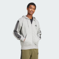 Bluza Adidas M 3S FL FZ HD MGREYH/BLACK