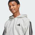 Bluza Adidas M 3S FL FZ HD MGREYH/BLACK