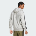 Bluza Adidas M 3S FL FZ HD MGREYH/BLACK
