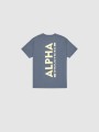 Koszulka Alpha Industries Backprint T Denim Blue