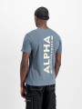 Koszulka Alpha Industries Backprint T Denim Blue