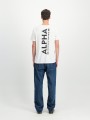 Koszulka Alpha Industries Backprint T White