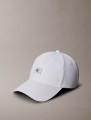 Czapka CK MONOLOGO WOVEN PATCH BB CAP BRIGHT WHITE