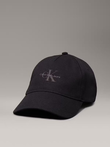 Czapka CK MONOLOGO PRINTED BASBALL CAP BLACK
