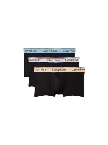 Bielizna CK LOW RISE TRUNK 3PK black bodies w/ gul