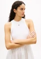 Sukienka Toomy Hilfiger TJW RIB POPLIN TANK WHITE