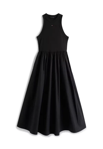 Sukienka Toomy Hilfiger TJW RIB POPLIN TANK BLACK