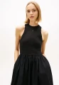Sukienka Toomy Hilfiger TJW RIB POPLIN TANK BLACK