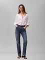 Spodnie Calvin Klein HIGH RISE STRAIGHT