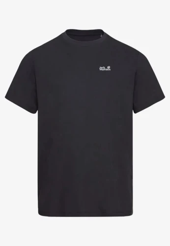 Koszulka Jack Wolfskin ESSENTIAL T M Stark Black