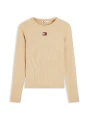 Bluzka Tommy Jeans TJW SLIM LS BADGE
