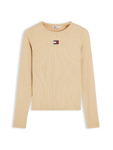 Bluzka Tommy Jeans TJW SLIM LS BADGE