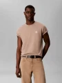 Koszulka Calvin Klein SS BADGE 30S JERSEY ROAST