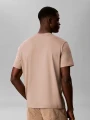 Koszulka Calvin Klein SS BADGE 30S JERSEY ROAST