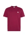 Koszulka Calvin Klein SS BADGE 30S JERSEY Rhododen