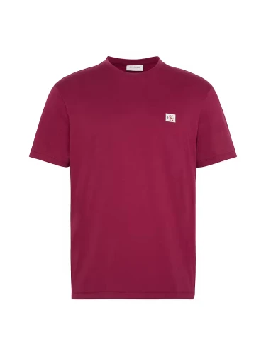 Koszulka Calvin Klein SS BADGE 30S JERSEY Rhododen