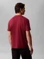 Koszulka Calvin Klein SS BADGE 30S JERSEY Rhododen