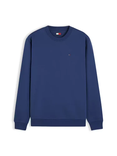 Bluza Tommy Jeans TJM REG S FLAG CREW NAVY