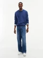 Bluza Tommy Jeans TJM REG S FLAG CREW NAVY