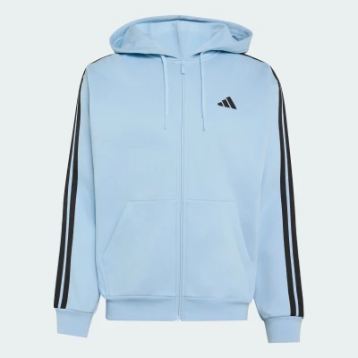 Bluza Adidas M 3S FL FZ HD CLESKY/BLACK