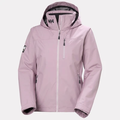 Kurtka HH W Crew Hooded Midlayer Jacket 2.0 Purple