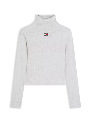 Bluzka Tommy Jeans TJW SLIM RIB MOCK LS