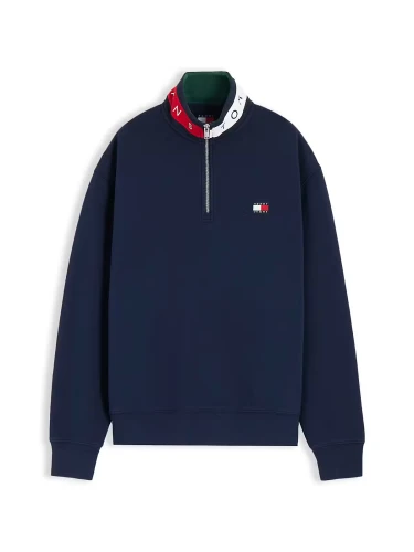 Bluza Tommy Hilfiger TJM RLX BRANDED COLLAR Dark
