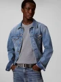 Koszulka Calvin Klein SS WAFFLE BADGE CREW STEEL