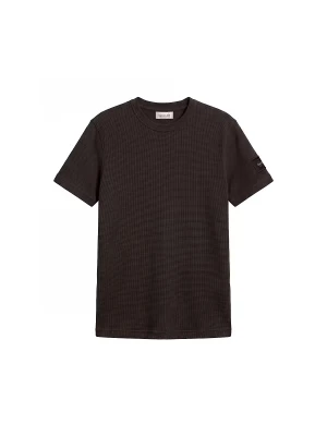 Koszulka Calvin Klein SS WAFFLE BADGE CREW PIRATE
