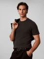 Koszulka Calvin Klein SS WAFFLE BADGE CREW PIRATE