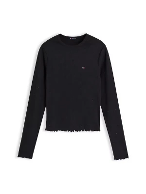 Bluzka Tommy Jeans TJW SLIM SH PARTY RIB LS