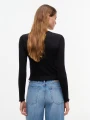 Bluzka Tommy Jeans TJW SLIM SH PARTY RIB LS